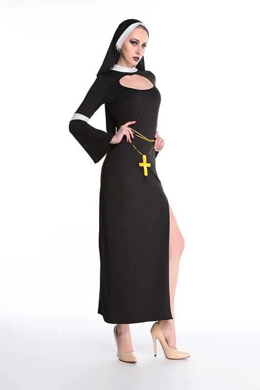European And American Games Uniforms Halloween Cosplay Nun Costumes Themed Party Party Stage Costumes Performance Costumes_ecoleips.com