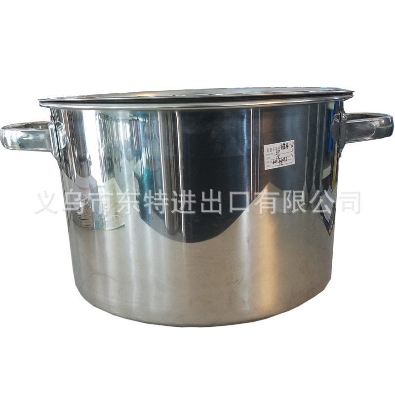 Factory direct sales of 2.0mm thick stainless steel American-style square tube ear multi-purpose pot, household multi-purpose Western-style soup pot detail image 2