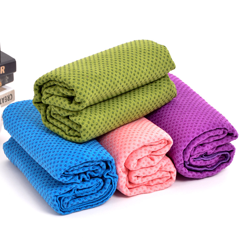 矽膠直點鋪巾加厚瑜伽鋪巾防滑環保寶淘瑜伽毯 愈加毯可貼牌