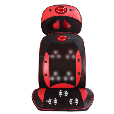 按摩器 家用颈椎按摩仪温热 腰部背部按摩靠垫全身按摩椅健康礼品