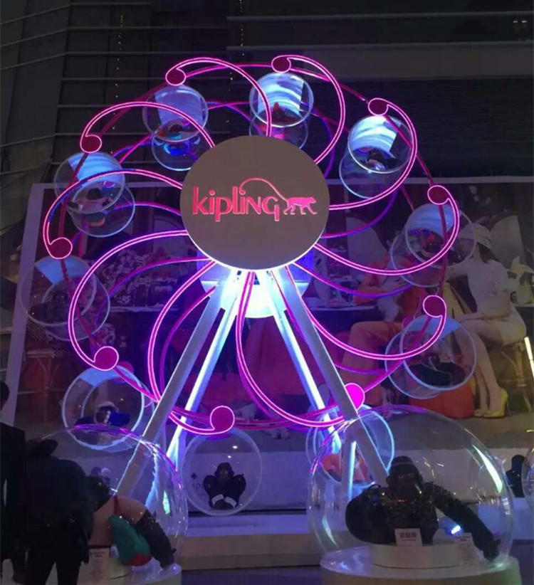 摩天轮配饰有机玻璃球罩 游乐场景观布景亚克力装饰球 亚克力球