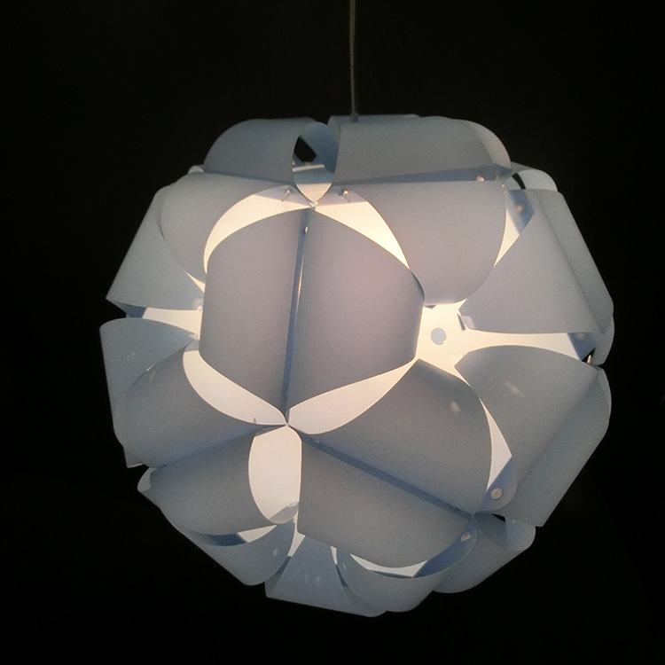 Spherical LED creative modern lampshade for living room