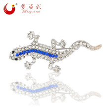 韩版新款动物胸针高档镶钻壁虎衣饰厂家直销胸花批发来样订做