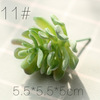 Simulation succulent plant wholesale small succulent prefecture fake green plant wall room interior and exterior decorative combinations of velvet implanted flesh