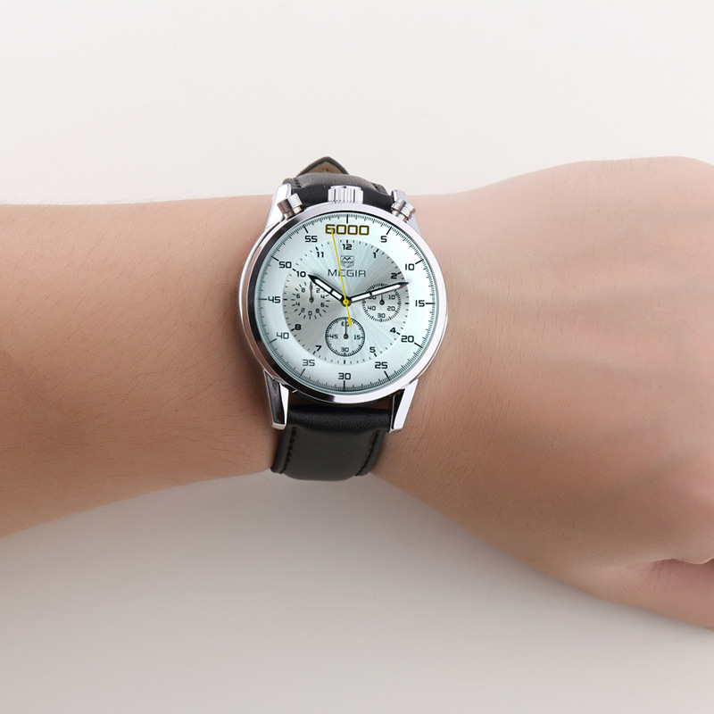 美格尔MEGIR男士手表多功能防水夜光男表热销爆款时尚手表3005G
