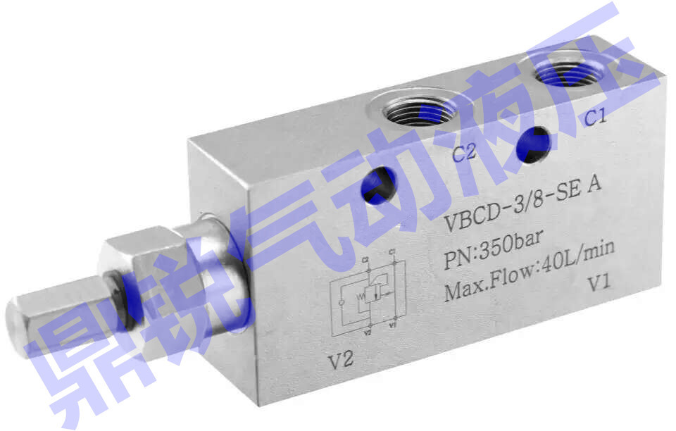 双向液压压锁 挖机液控锁 VRSE-G1/2工程锁阀 1/2管式液压锁