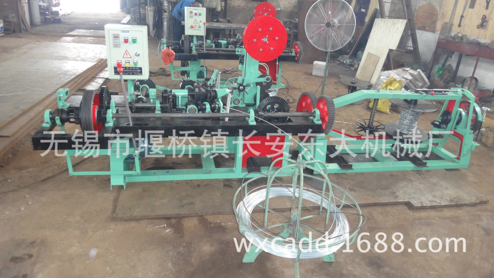 【新上市】新型低噪音更快速CS-A型刺绳机刺钢丝机