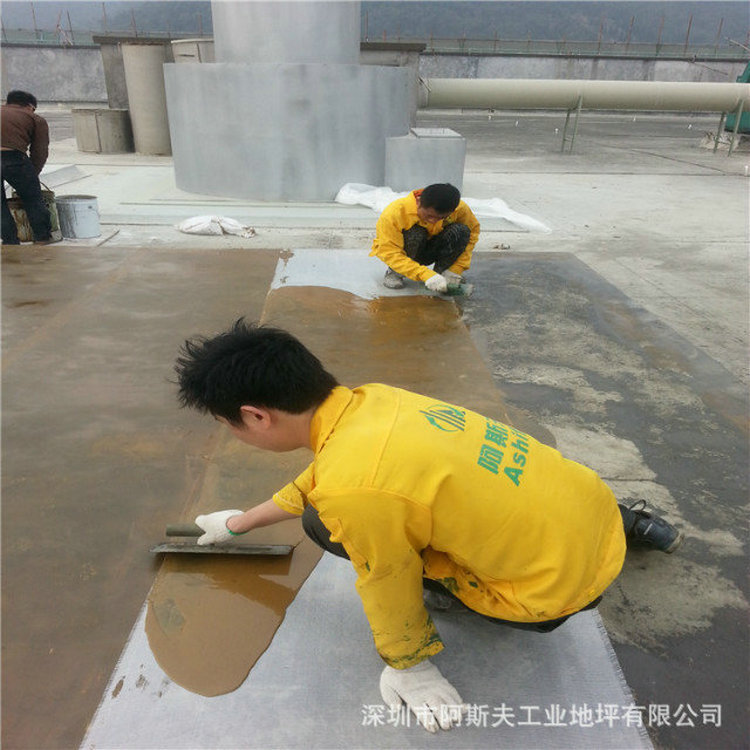 湛江江门化工厂盐酸池防腐 耐酸碱二布三油玻璃钢重防腐地坪施工