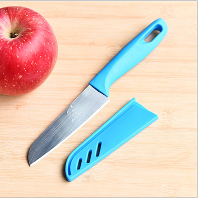 Kẹo màu trái cây dao peeler xách tay thép không gỉ dao nhà bếp dao nhà bếp dao ăn quả Bắc Ouqie Máy bóc vỏ