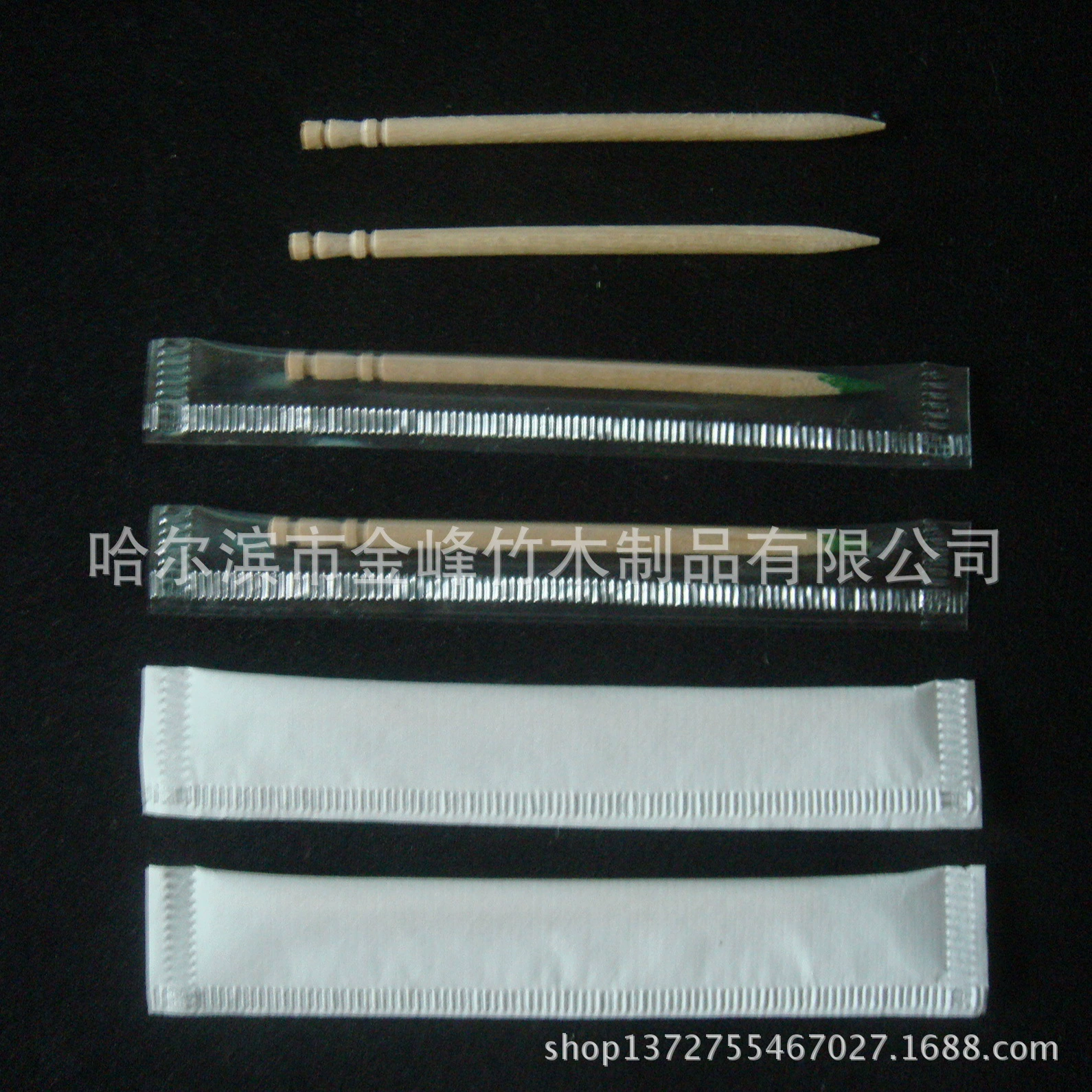 Одноразовые зубочистки из березы в штучной упаковке