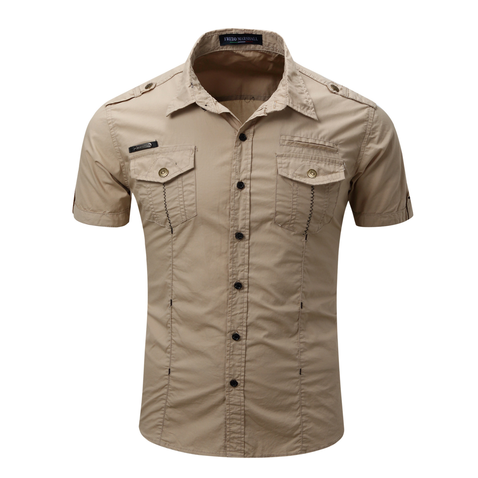 Men's Solid Color Blouse Men's Clothing display picture 4
