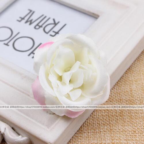 Simulated rose head, flower corsage, silk flower head for wedding, door flower arrangement shooting props, garland material department