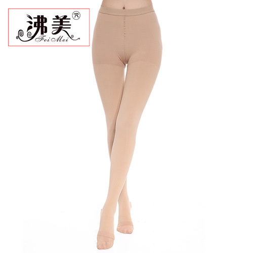 Medical pressure socks, nurse vein compression socks, Level III high pressure, open-toe one-piece elastic stockings, beauty leg anti-stretch