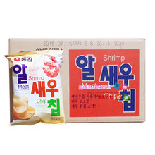 韩国进口小零食品批发农心虾片休闲膨化鲜虾味虾条脆脆片薯片