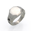 Matte ring stainless steel, European style
