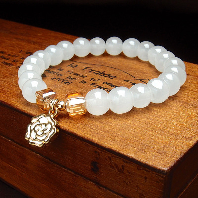 2018新款义乌小商品批发市场 地摊货源热卖手串韩版水晶手链|ms