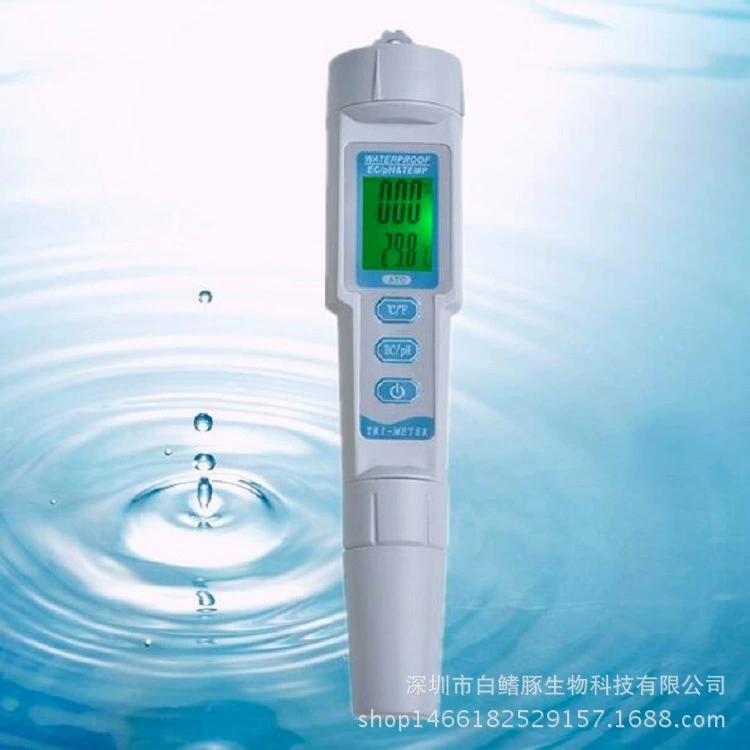 Популярный тестер pH качества воды «три в одном» для внешней торговли PH-983, многофункциональный монитор, ручка-детектор качества воды EC