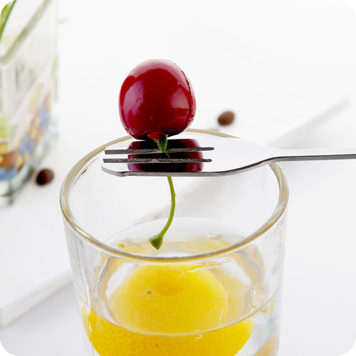 Stainless steel bar spoon, dual-length stirrer, cocktail stirrer, cocktail and cold drink spoon, household daily necessities