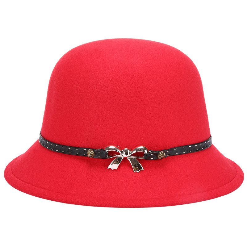 2020 Primavera Nuevo estilo coreano sombrero de lana sombrero de mujer moda sombrero de mujer sombrero de lavabo directo de fábrica entrega de una pieza