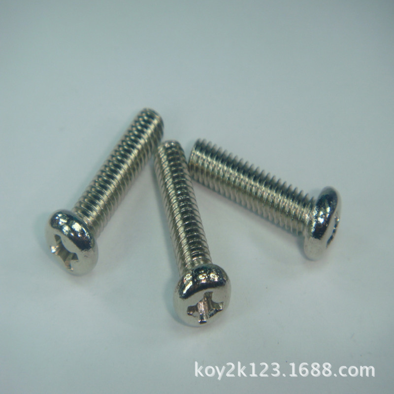 圆头机丝PM2*8  不锈钢圆头机丝  十字圆头螺钉