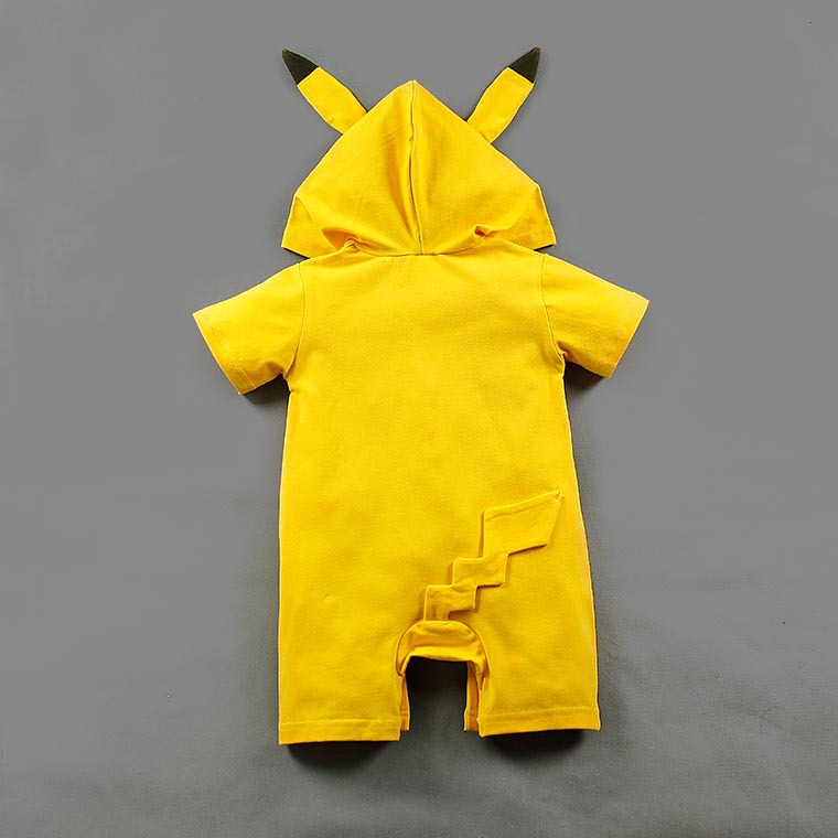 Mono De Pikachu Para Bebe Y Sombrero Mono Con Dibujo De Animal Para Nino Y Nina Ropa Para Bebe Recien Nacido Conjunto De 2 Piezas Bonito Traje De Bebe Peleles Aliexpress