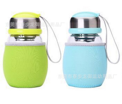 保温杯套防滑防水防烫瓶套潜水料保护套玻璃瓶套 (可加印LOGO)|ru