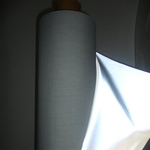 廠家銷售反光材料各種厚度反光布銀色反射發光布裁條反光條反光帶
