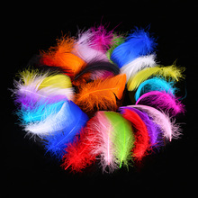 Nhà máy 28 màu bán buôn lông nhỏ nổi cung cấp chất lượng cao nhuộm tóc thiên nga DIY màu lông trang sức Xuống