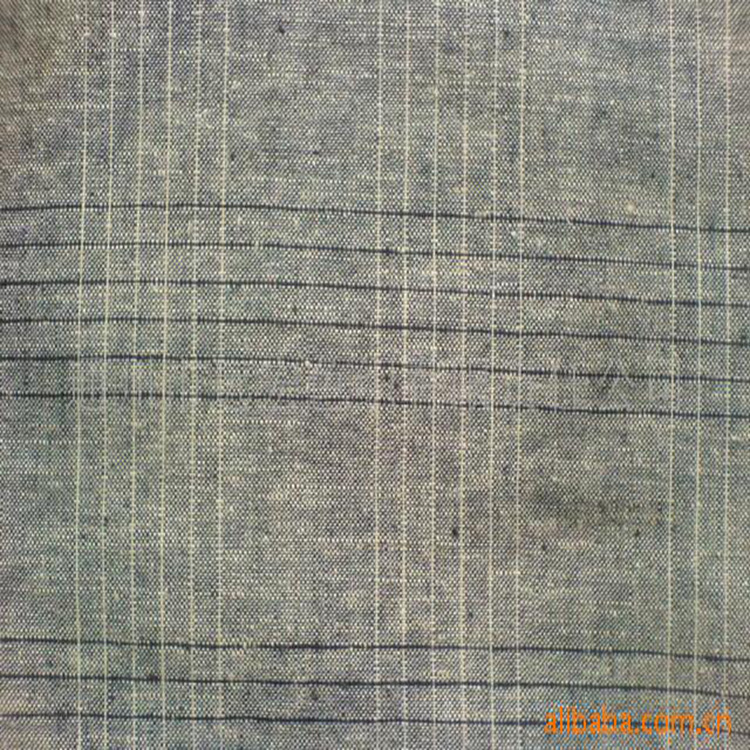 供应雨露麻色织布几何提花 量大从优欢迎选购