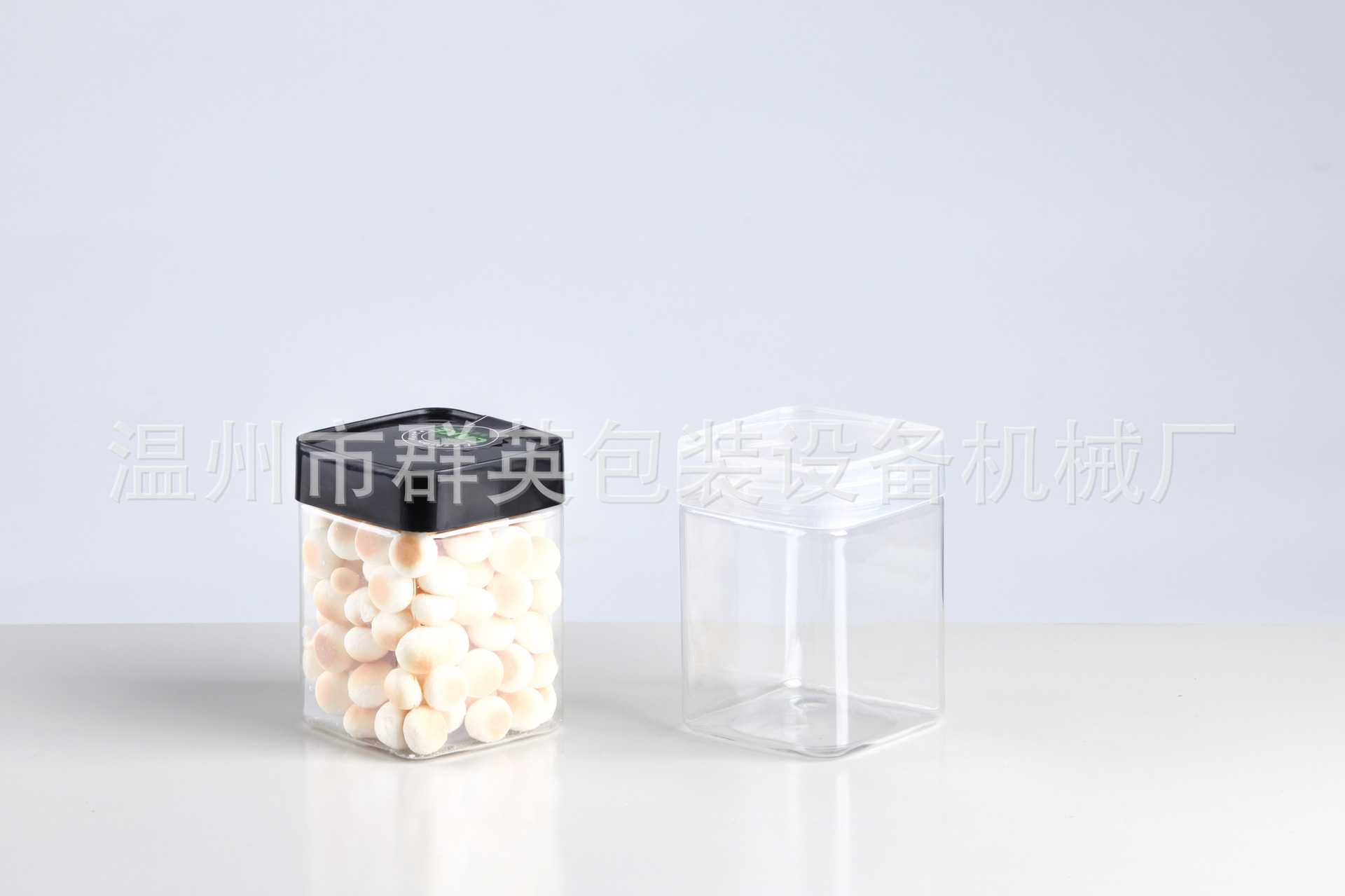 65*85方瓶 透明塑料四方瓶坚果糖瓶蜂蜜瓶烘培饼干零食塑料罐