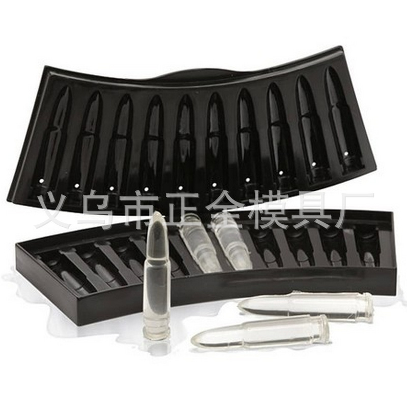 Manufacturers supply double-layer three-dimensional bullet ice tray DIY home ice box chocolate mold Ice Cube mold