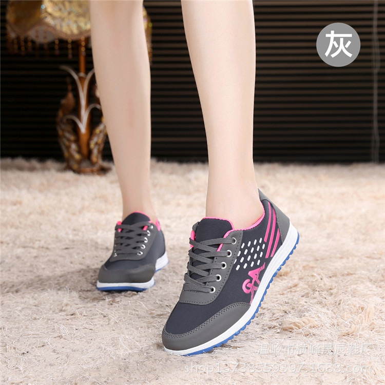 新人包邮圆头注塑鞋N平底鞋时尚潮流旅游鞋春秋休闲鞋系带运动女