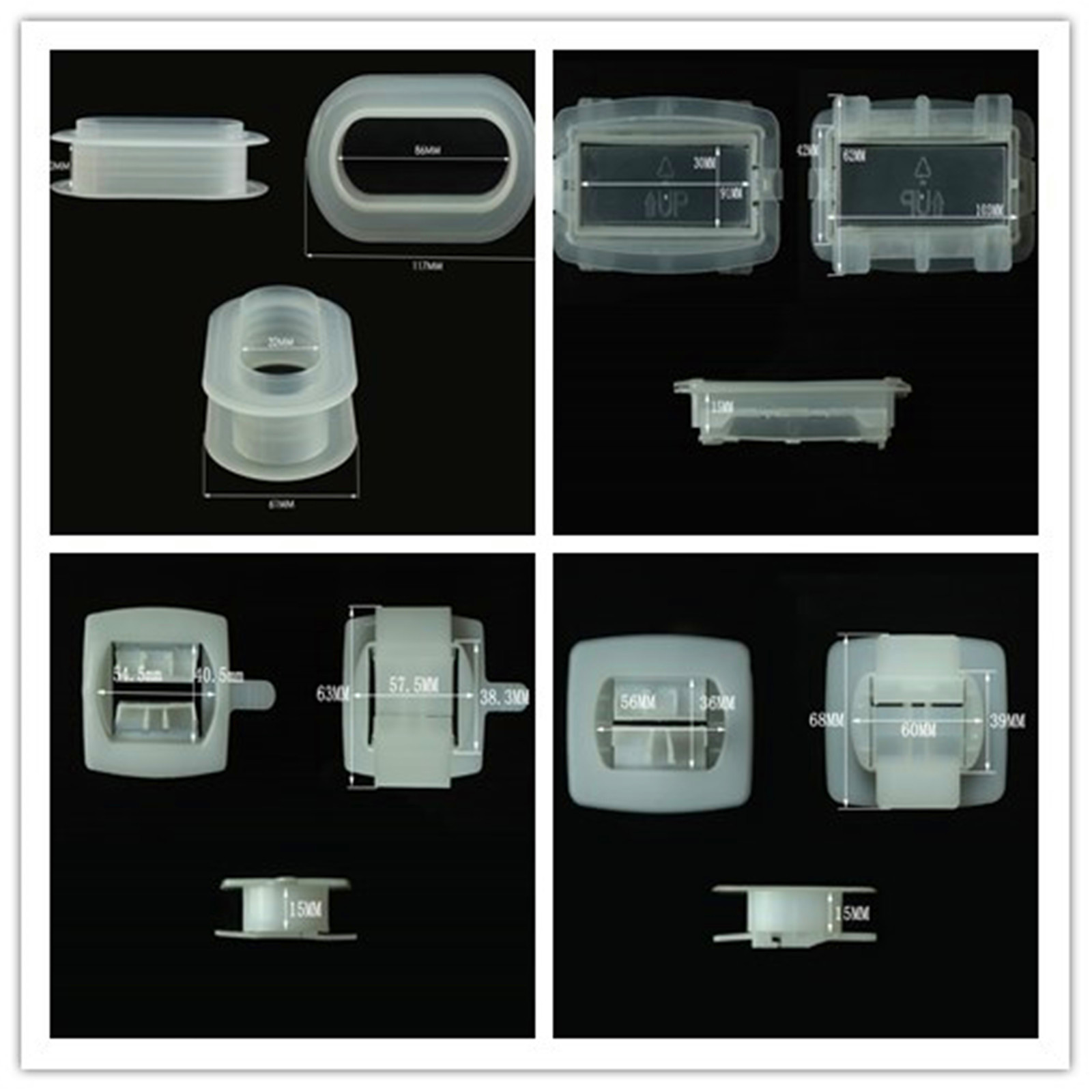 供应北京包装电视瓦楞箱扣锁扣纸箱四方扣塑料提手按扣