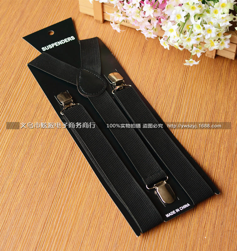 Child 3 Strap clip perform Suspenders Clothing with Dedicated straps Black low price