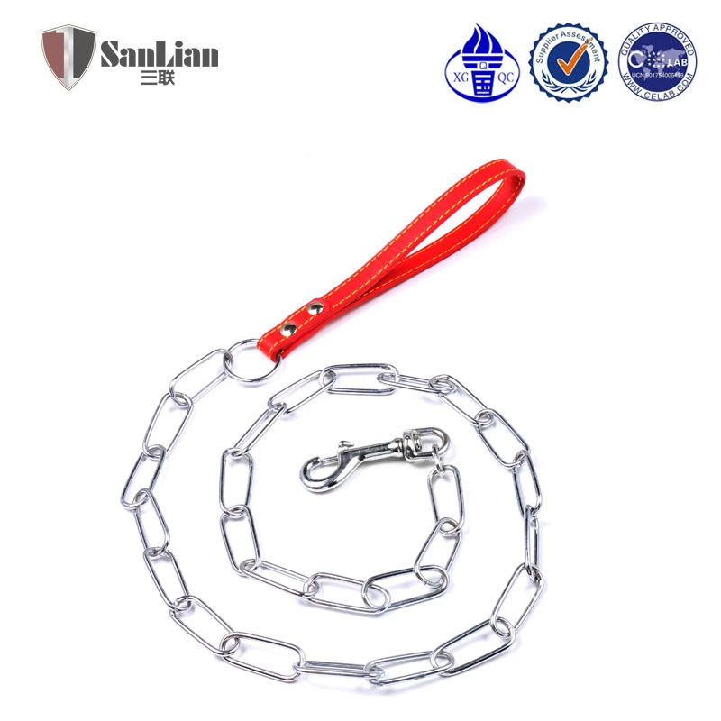 Фабрика Direct Pet поставляет тяговую веревку цепь прямая цепь кожа оптом Сварка 120 см
