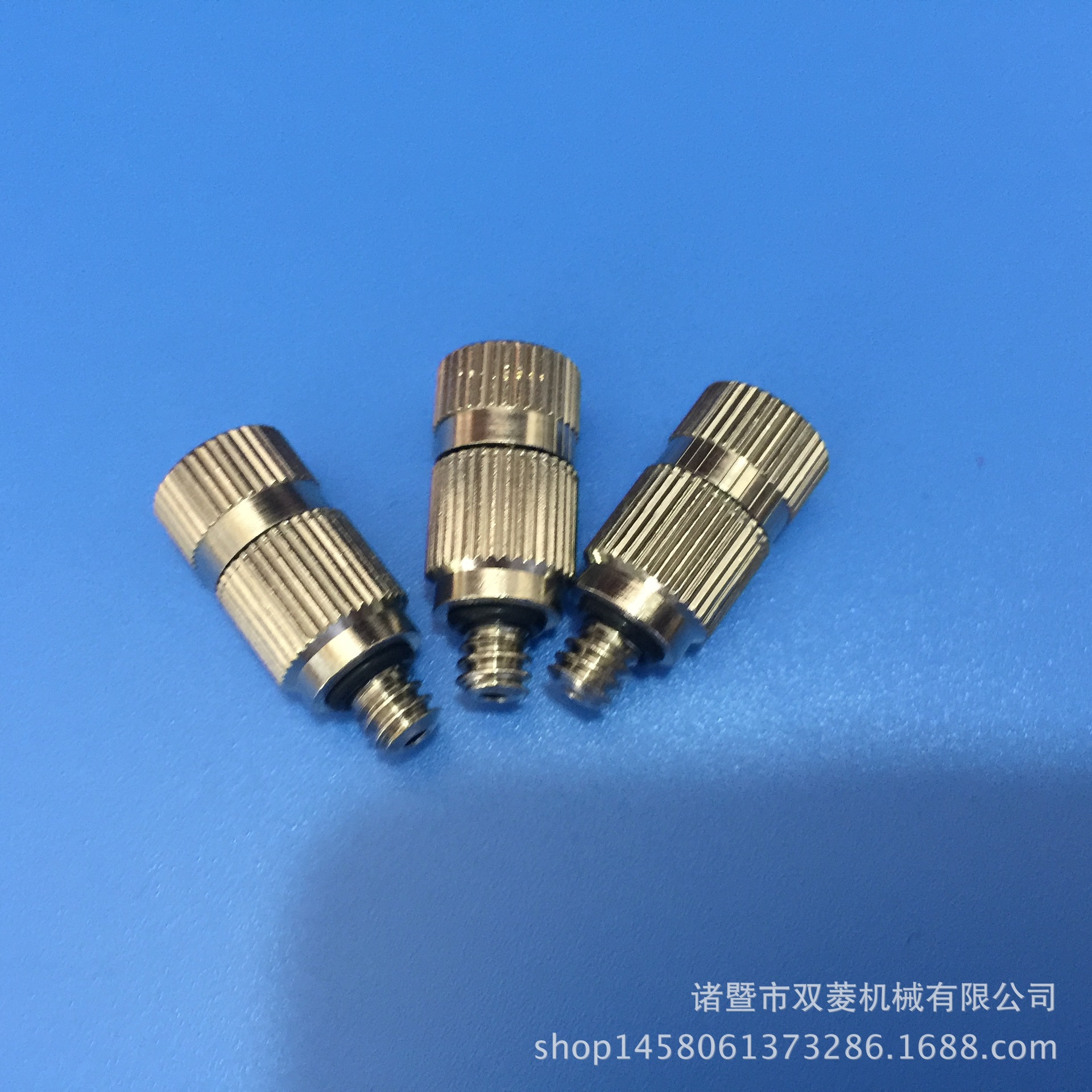 厂家供应 高压喷雾喷头 铜镀镍3/16