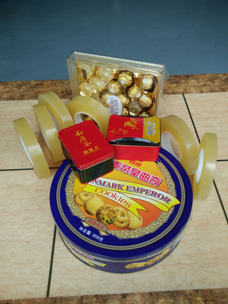 PVC密封不残胶单面粘封罐胶带