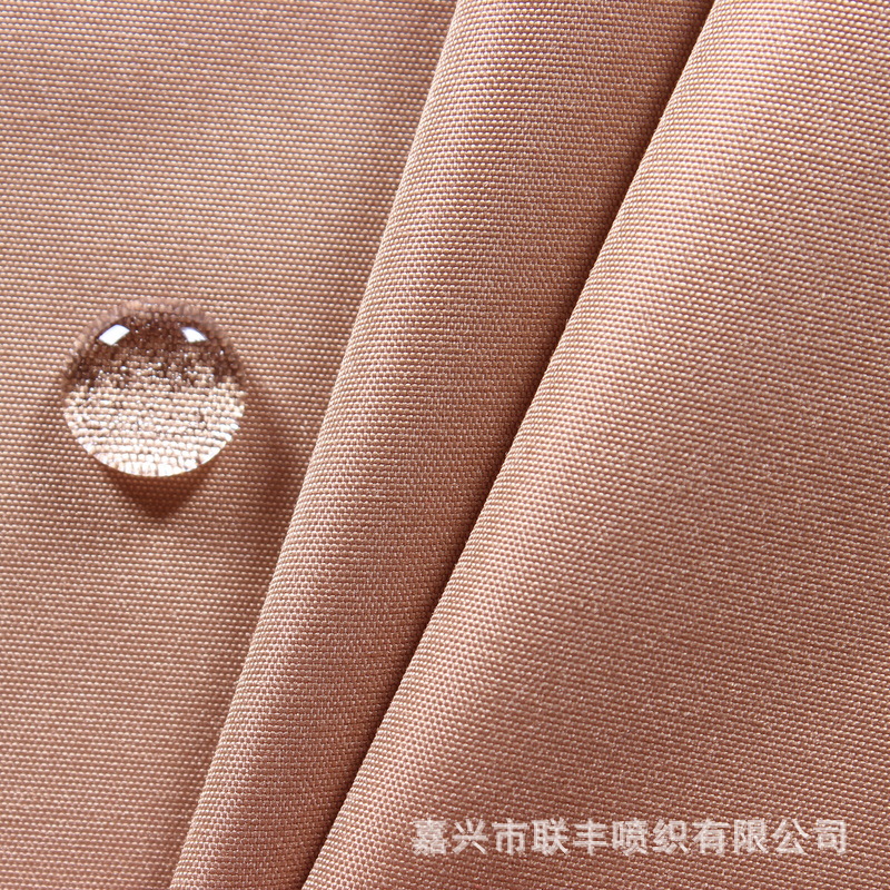 涤纶塔丝隆透气透湿涂白5k,水压10k 日标JIS 出口日本滑雪服面料