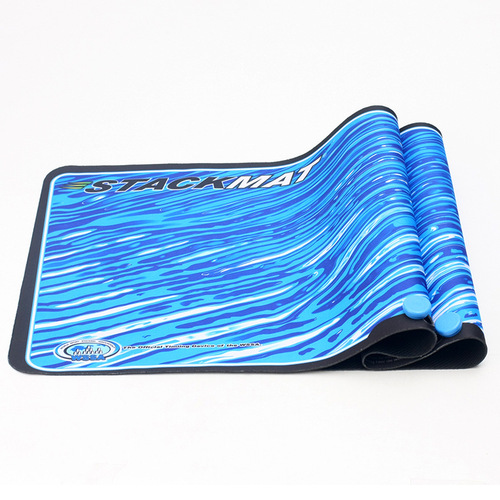 Stark blue large mat third generation with buckle mat water ripple Rubik's cube mat speed disc coaster manufacturer direct sales wholesale