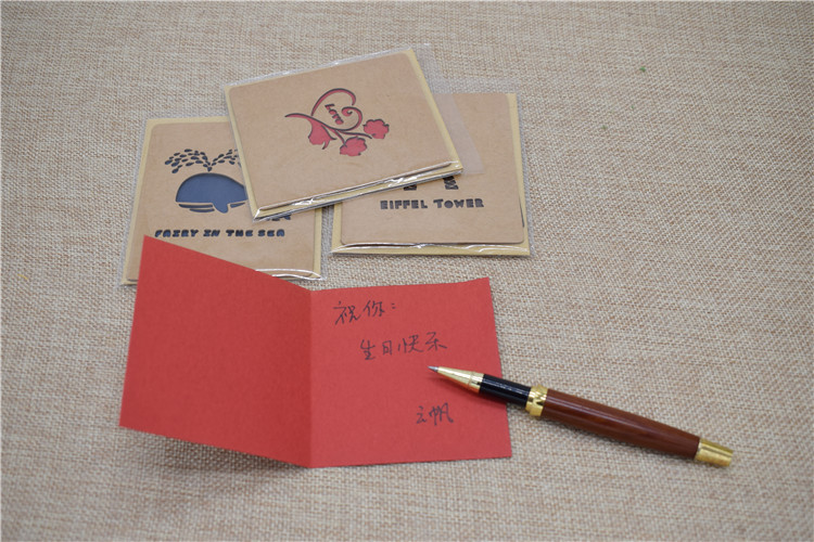 Korean card Hollow originality carving direct deal Can be customized