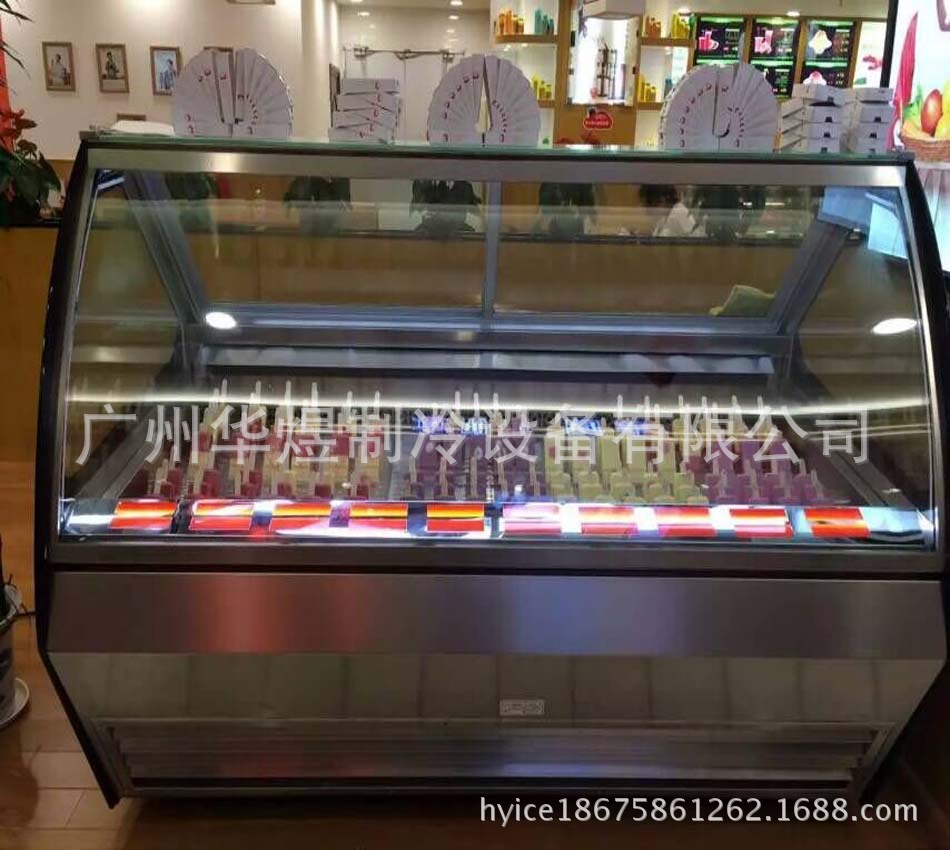 厂销冰友雪糕柜冰激凌冰棒展示柜冰棍展示柜纯手工水果冰捧展示柜