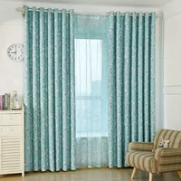 Черная шелковая шторы с принтом ткань curtains bed kapok гостиная спальня балкон занавес без разреза