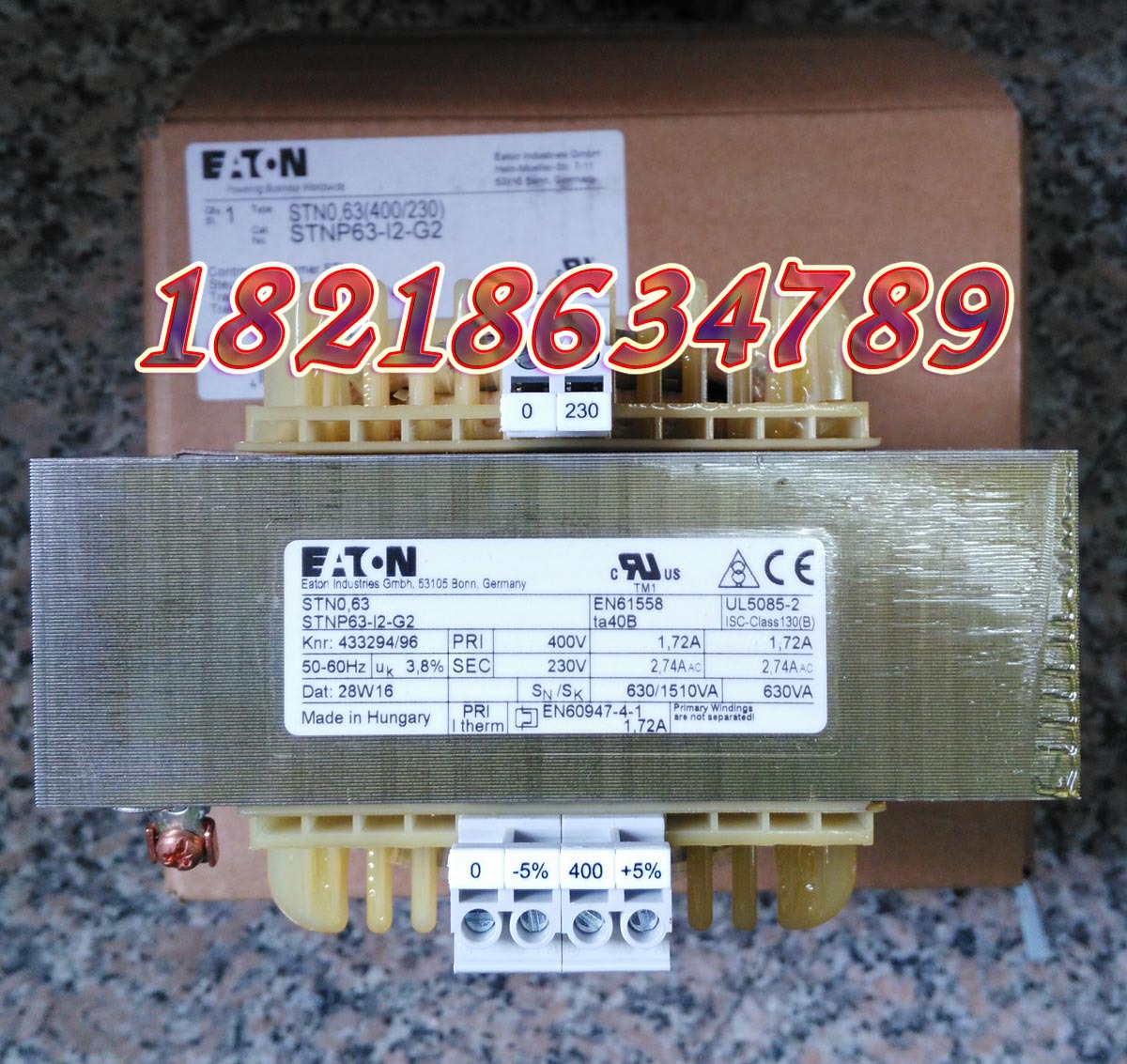 EATON MOELLER STN0,63(400/230)控制变压器