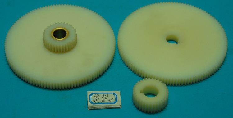 长光机尼龙齿轮 大轮117齿小轮34齿 线切割同步带皮带齿轮