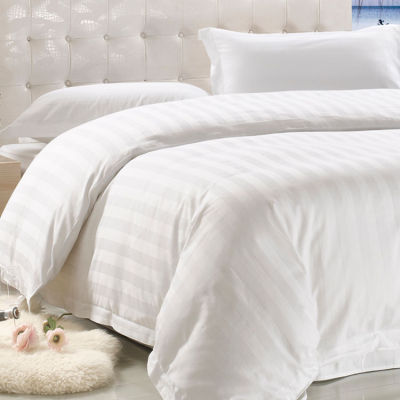 Hotel rooms Hotel linen polyester-cotton blend encryption a centimeter Duantiao hotel Bedding set