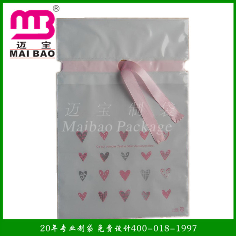 塑料服装袋-日本花印束口哑膜袋 单卷纸巾包装