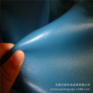 【无极皮厂】头层纳帕仿鹿纹软牛皮皮料 箱包鞋材用进口黄牛皮
