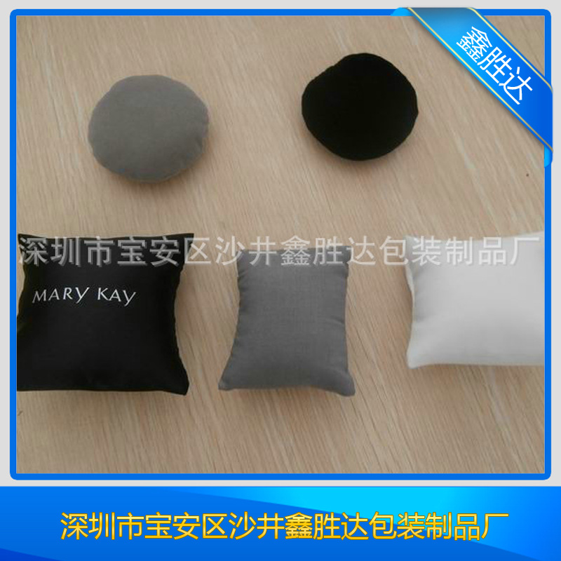 大量批发纯棉手表小枕头 纯色手表小枕头绒布麻布 手表小枕头