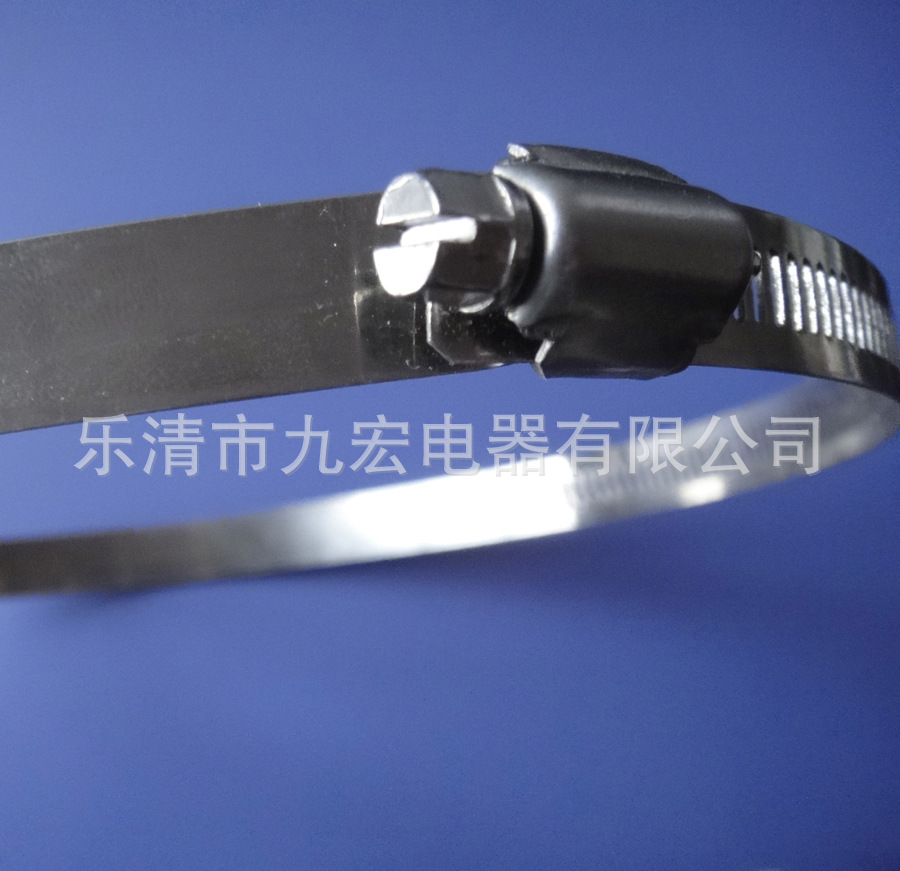 厂家批发捆绑杆号牌、电缆桥架用不锈钢喉箍 12*1000