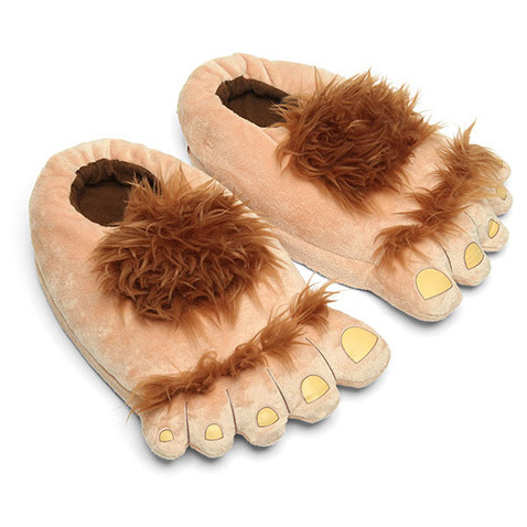 Furry Adventure Slippers Hobbit Slippers Big Foot Slippers Savage Furry Adventure Slippers Hobbit Slippers Big Foot Slippers Savage